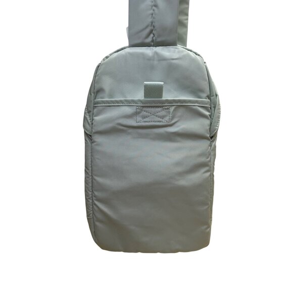 Adidas Women’s Linen Green Polyester Essentials 2 Sling Crossbody Backpack Sz S - Picture 3 of 12